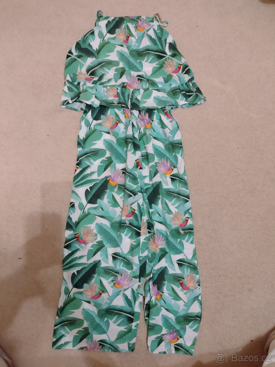DÍVČÍ LETNÍ OVERAL - vel. 158