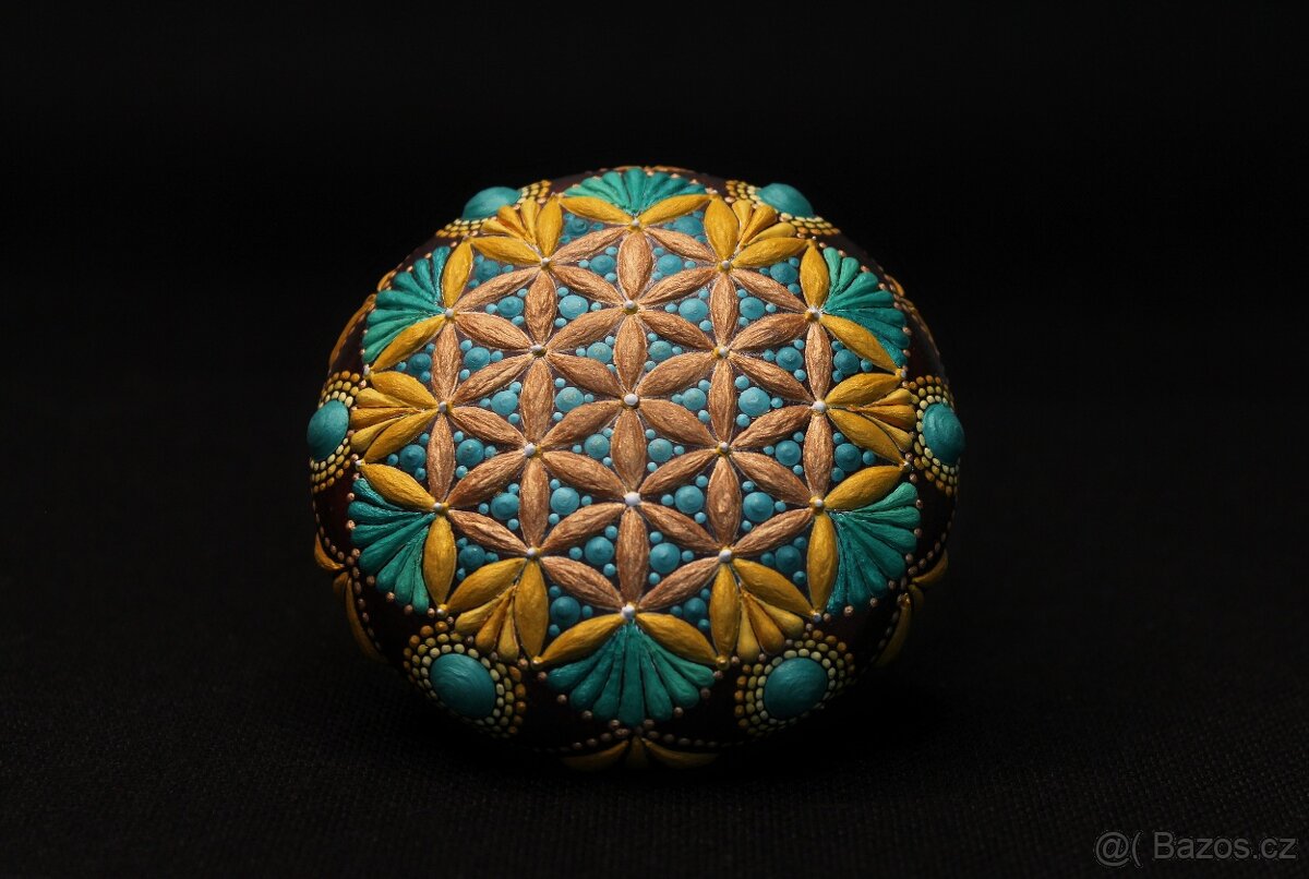 Mandala "Flower of Life" DotArt, akryl