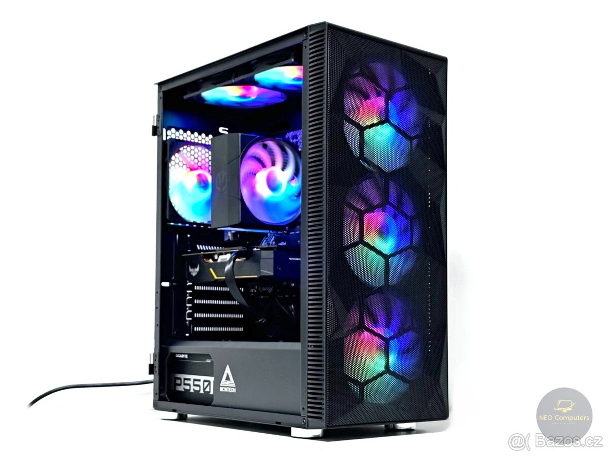 Herní PC Ryzen 7 3700X, RTX 2060 6GB, 16GB, SSD 1TB, RGB