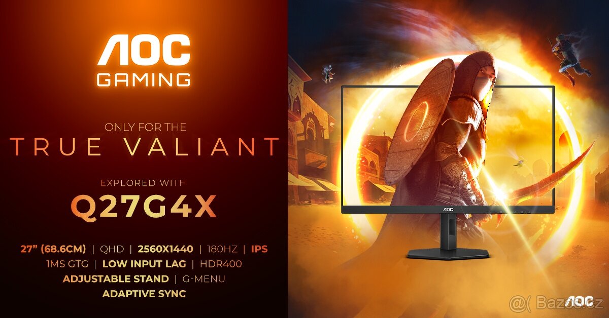 Herní 2K 27" AOC Q27G4X Gaming záruka