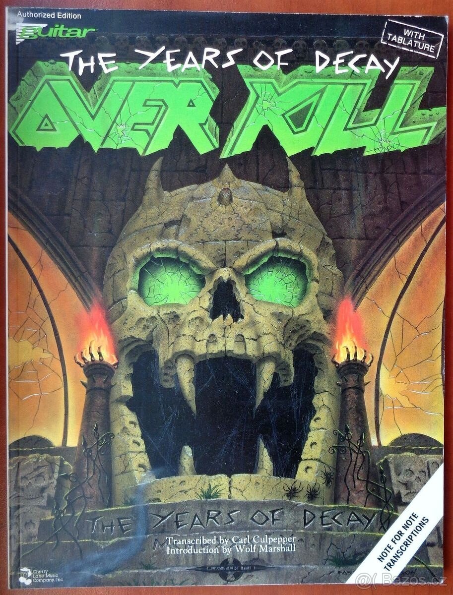 Kytarové tabulatury Overkill, Megadeth