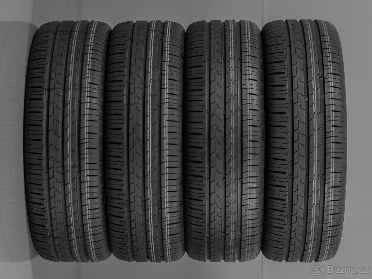 4X LETNÍ PNEUMATIKY CONTINENTAL EC6 195/60/15 DEMO (1318TA)