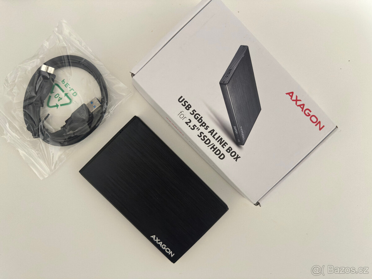 Externí pevný disk 1TB – AXAGON, 100% stav