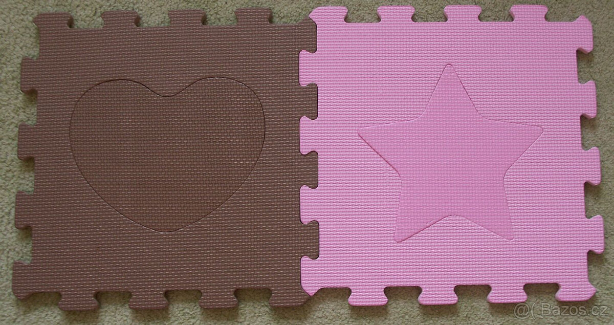 Pěnové puzzle s odnímatelnými tvary - volejte 777 004 819
