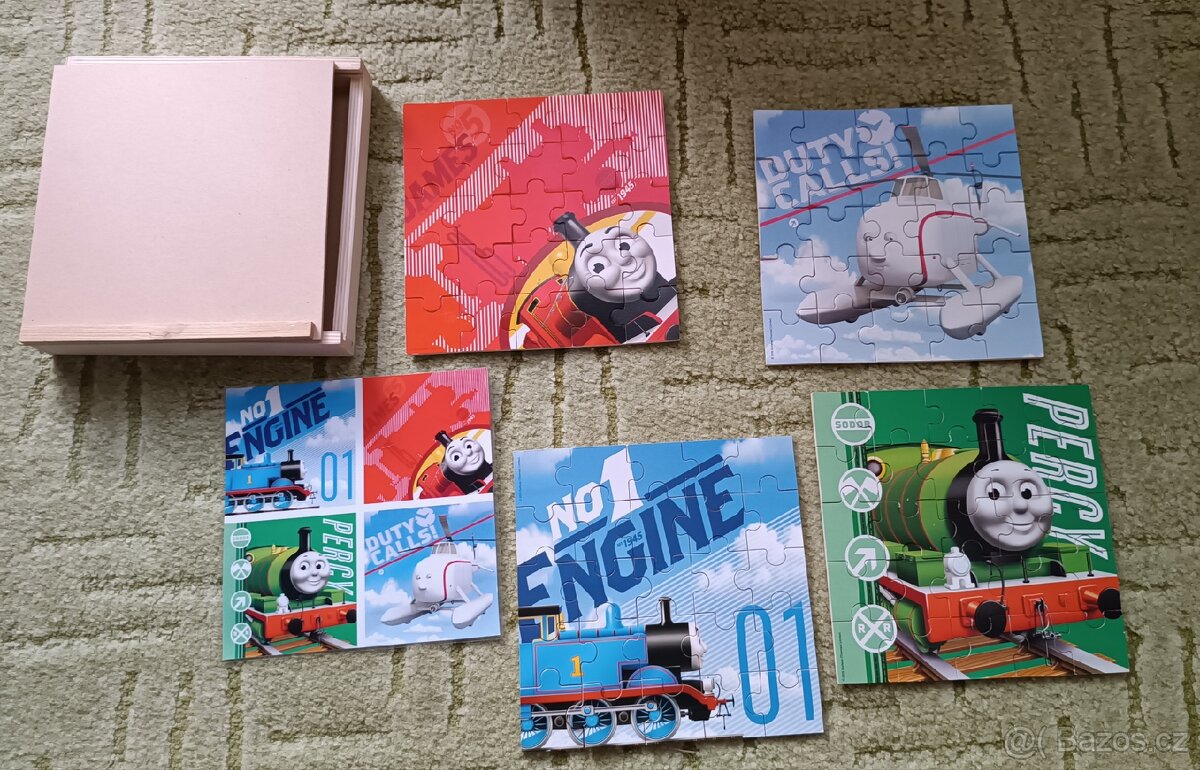 Puzzle 4x Mašinka Tomáš