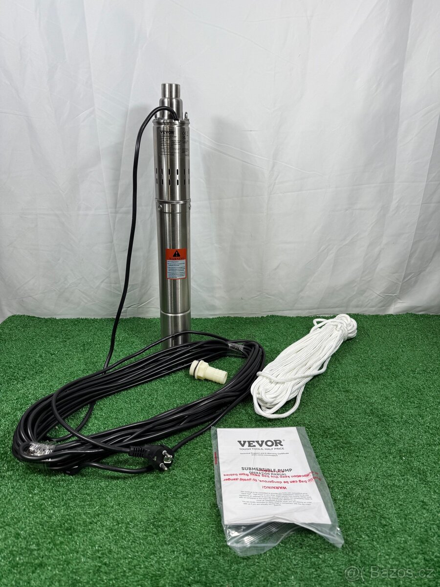 Ponorné čerpadlo do hlubinných vrtů, 550 W 230 V/50 Hz