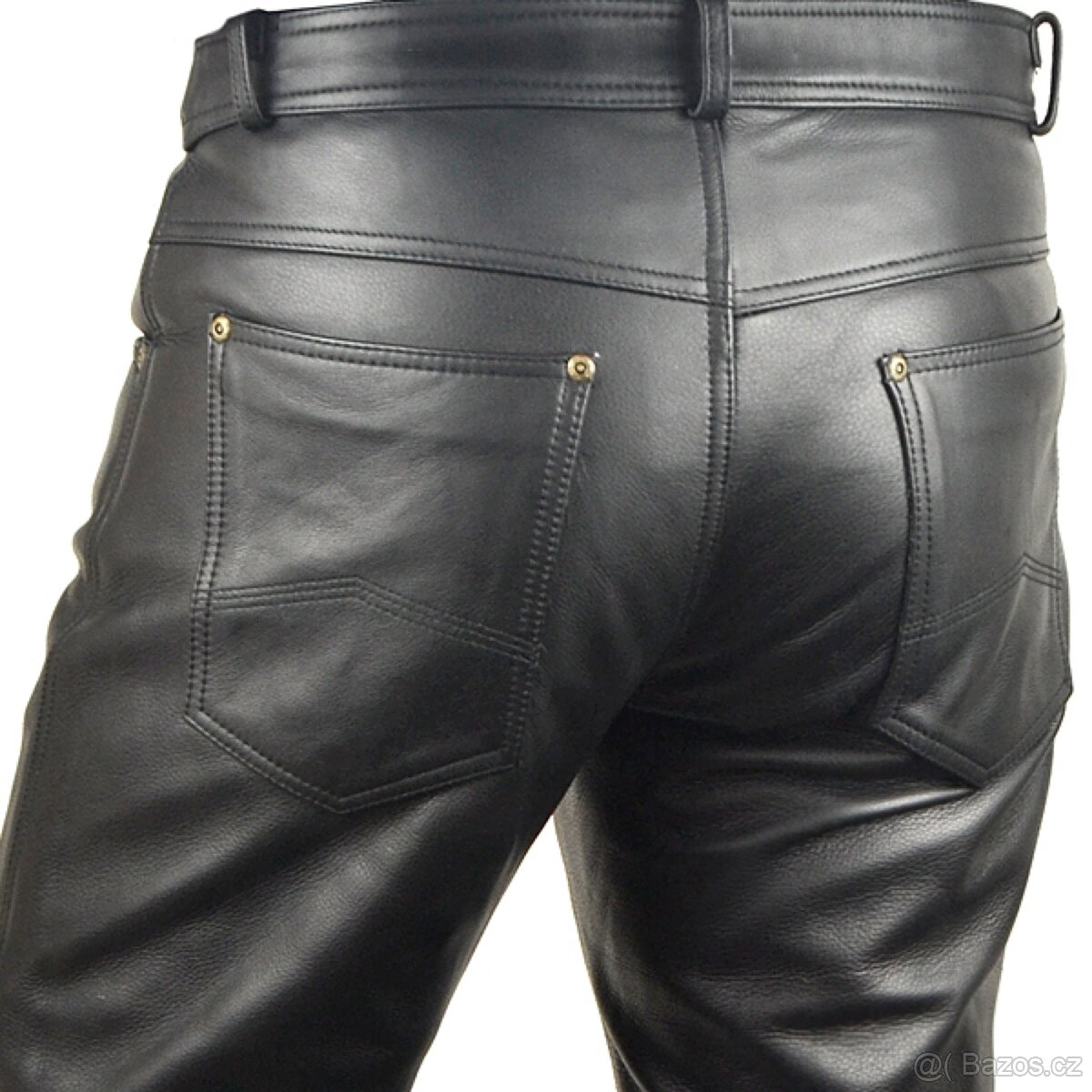 Pánské kožené Moto kalhoty z prémiové kůže