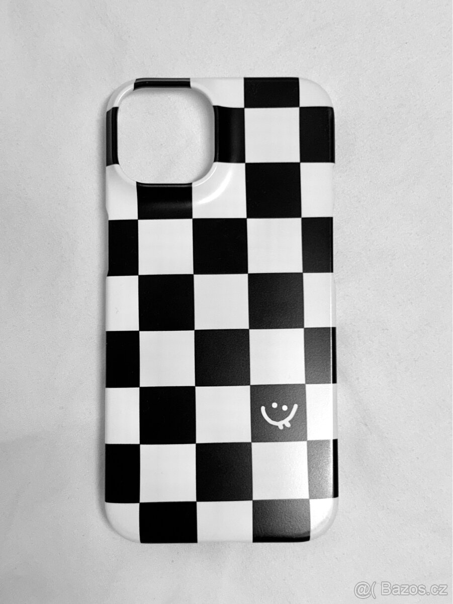 Černobílé korejské pouzdro iPhone 14