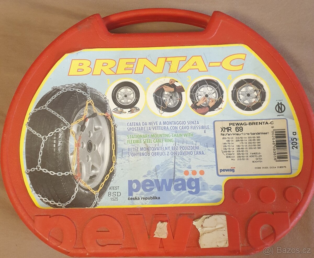 Sněhové řetězy Pewag Brenta C XMR 69 NEPOUŽITĚ