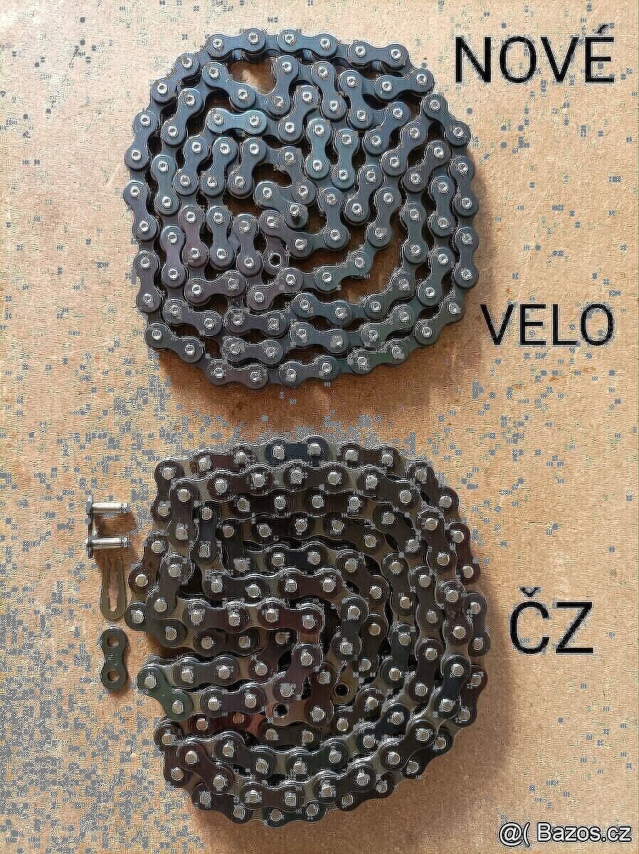 NOVÉ ŘETĚZY VELO, ČZ