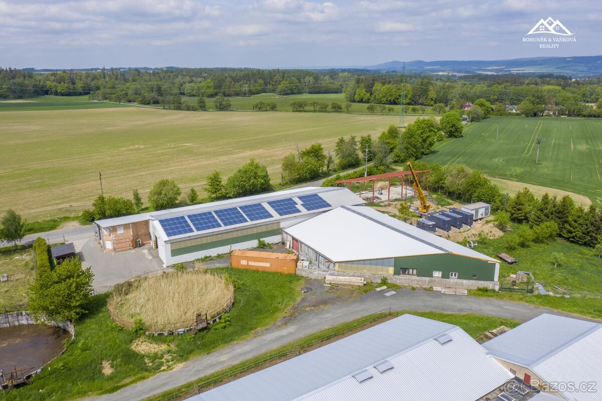 Pronájem provozního areálu, 2520 m2, Chotěboř - Svinný