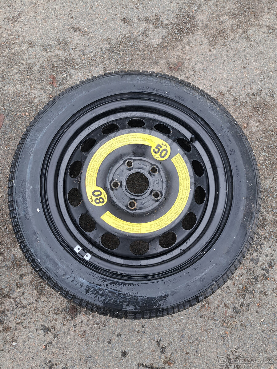 rezervní kolo Škoda Octavia 2 + výplň rezervy