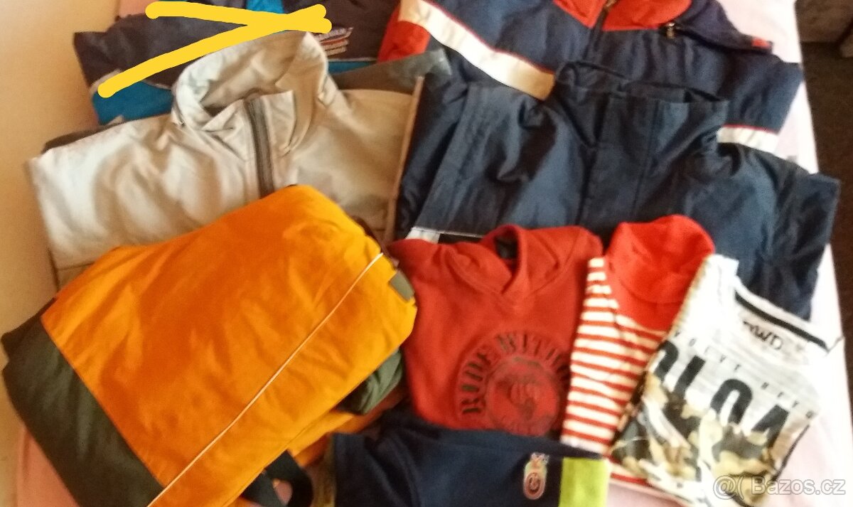 Chlapecké oblečení ( vel. 134 , věk 9 roků)- i jednotlivě