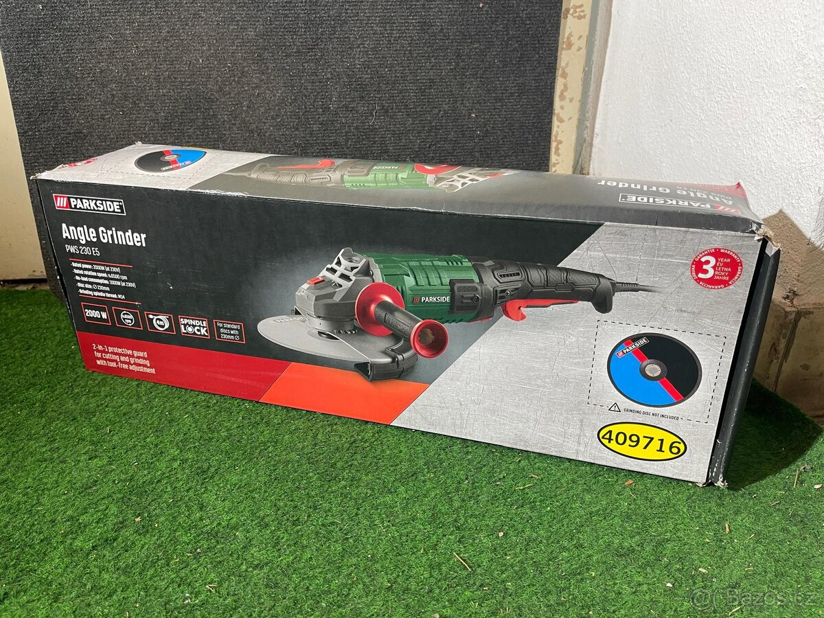 Elektrická úhlová bruska Parkside