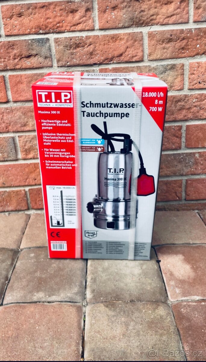 Ponorné čerpadlo TIP Maxima 300 IX, nové