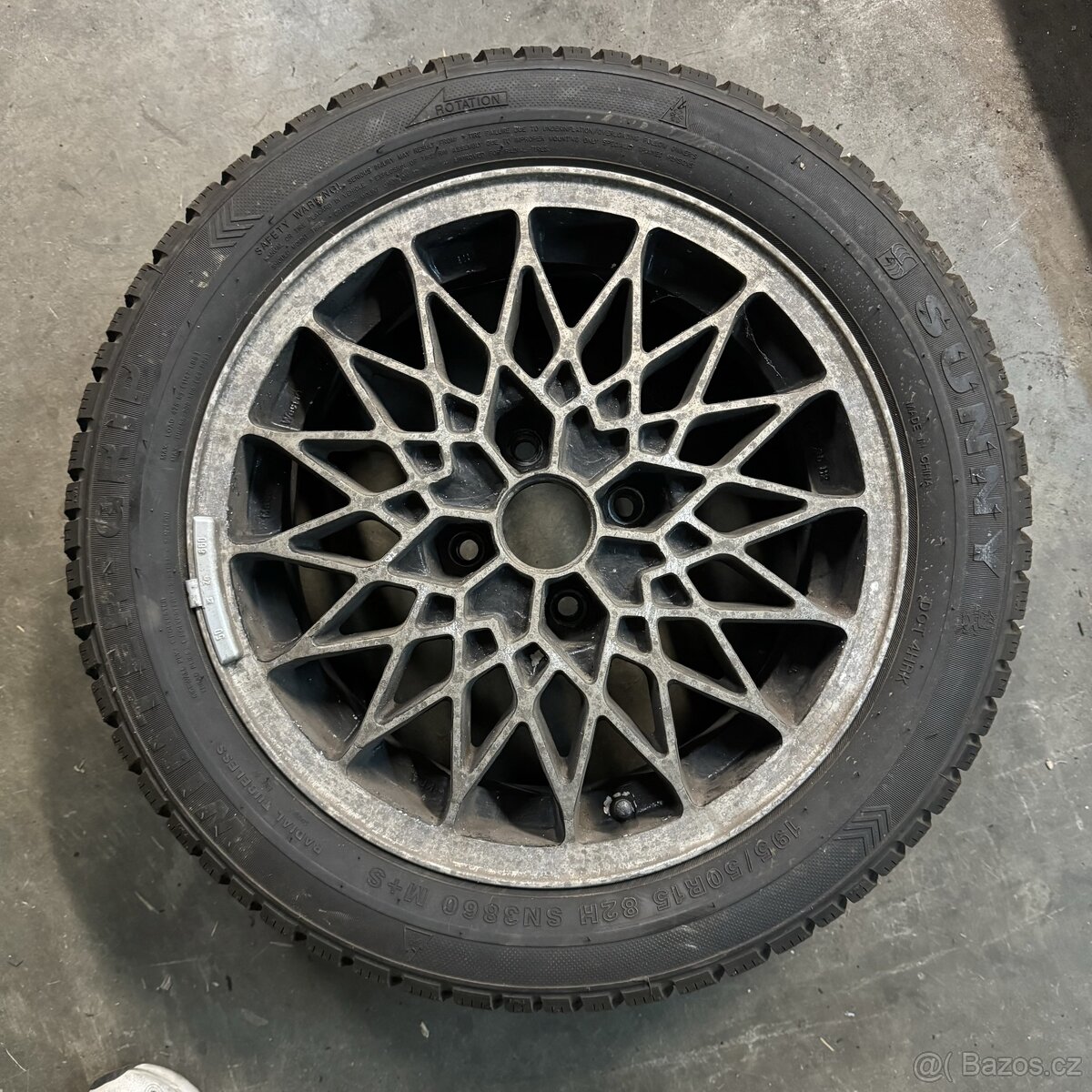 Prodám 4 ALU kola R15 včetně zimních pneu