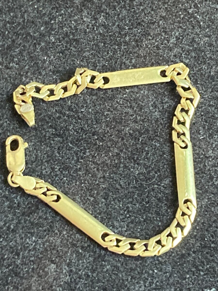Náramek-Žluté zlato 585/1000