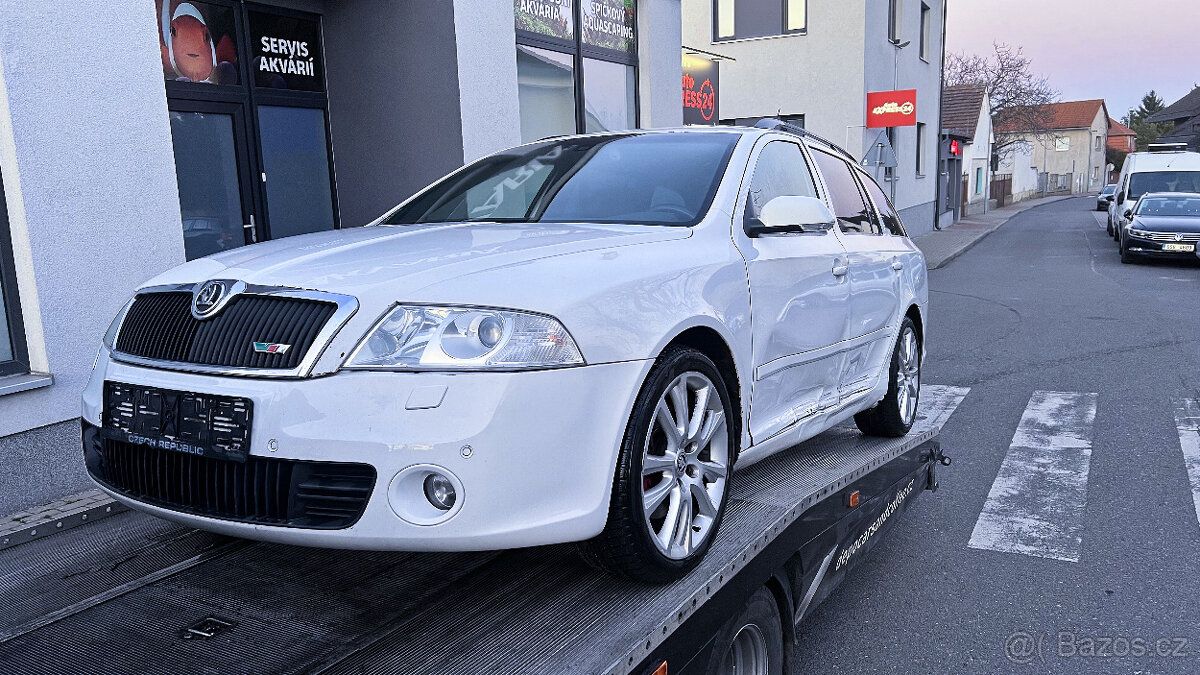 Vůz na díly Škoda Octavia 2 RS kombi 2008 BMN KDS LF9E