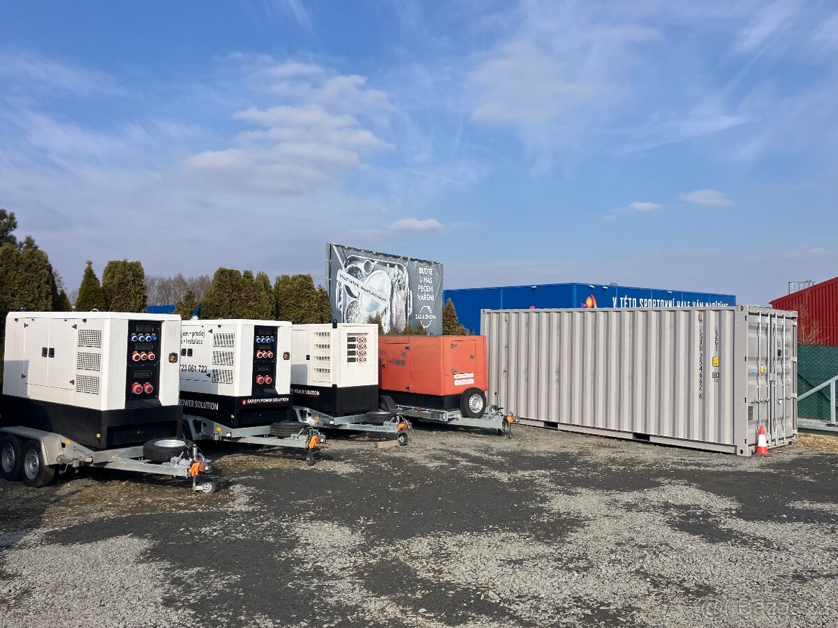 PRONÁJEM - PRODEJ - SERVIS elektrocentrál - dieselagregátů