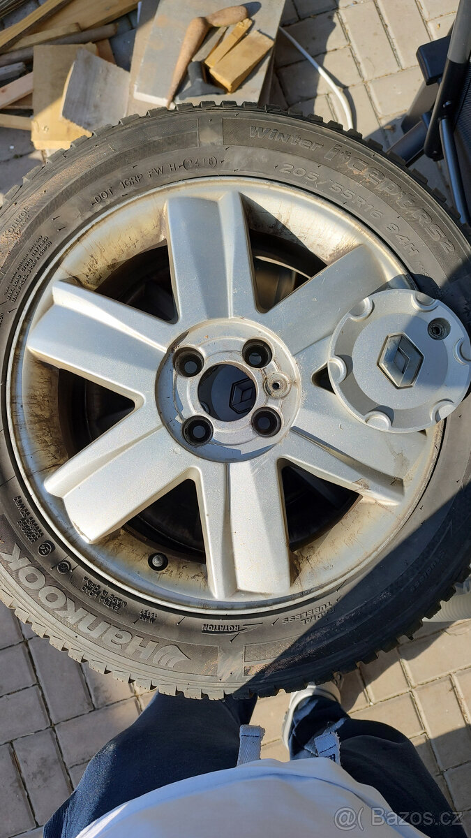 prodám použité lité disky na Renault (4x100) - 4KS