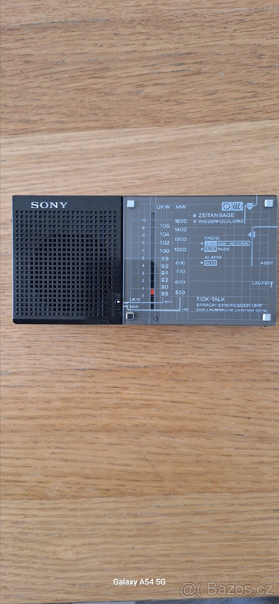Rádio Sony Tick-Talk VX-1G