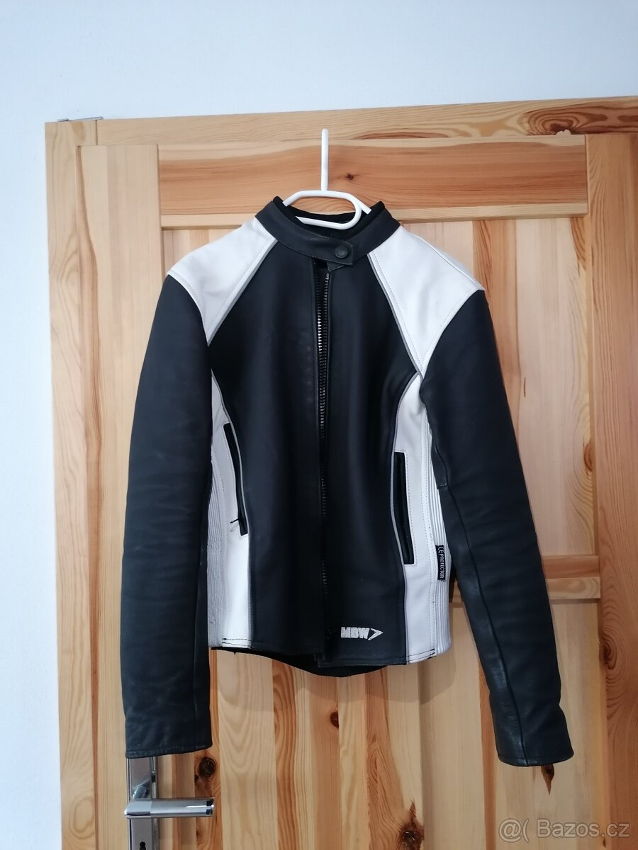 Dámská dvoudílná kožená moto kombinéza MBW