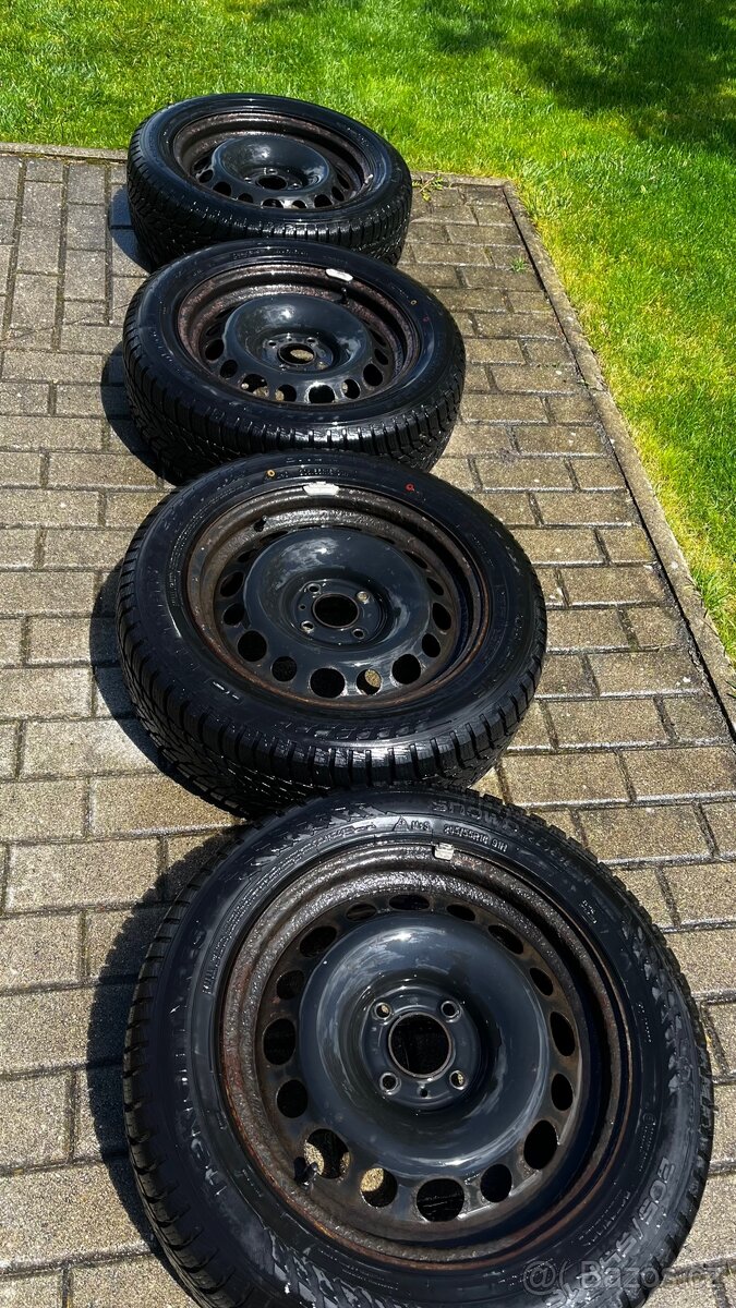 ❄️ TOP zimní kola Nokian 205/55 R16 na discích – jako NOVÉ❄️