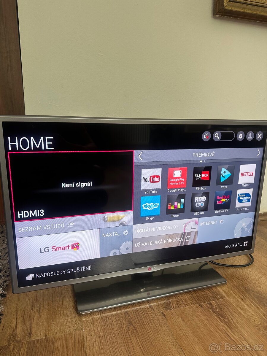 Smart TV 32" 81cm, DVBT2, Full HD, Wifi
