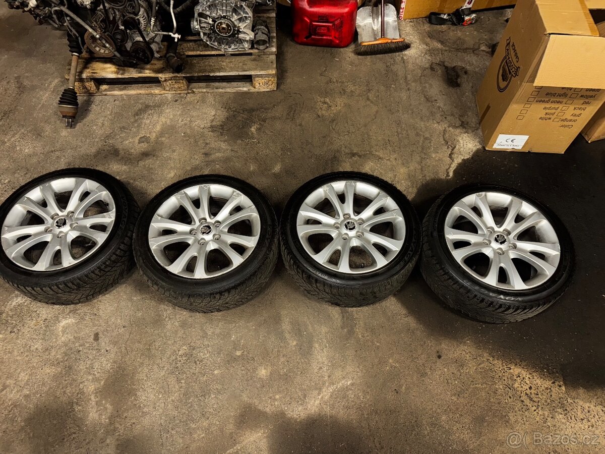 Škoda Superb 2 sada alu kol 17” 5x112 7,5 J et 49