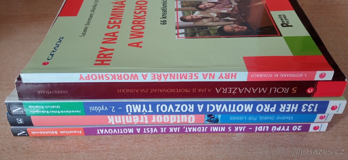 MOTIVAČNÍ KNIHY KUS 40KČ