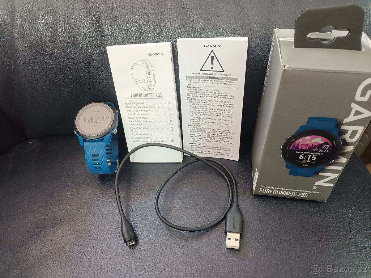Chytré hodinky GARMIN Forerunner 255, ZÁNOVNÍ,krabička