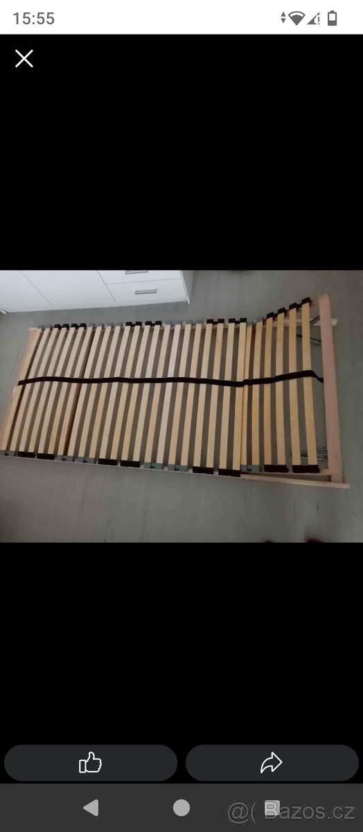 Polohovací rošt 90 x 200