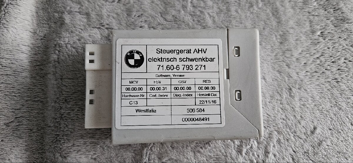 BMW AHV jednota tažné 6793271 E61 2007