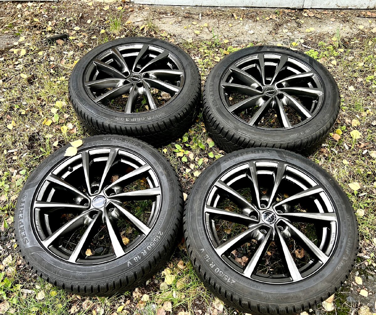 Zimni kola VW Škoda Audi 215/50 R18, ET43