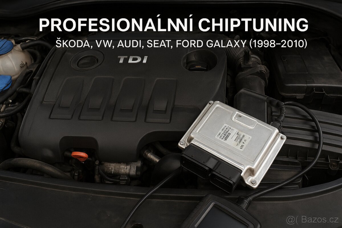 CHIPTUNNING VAG – ŠKODA / VW / AUDI / SEAT (1998–2010)