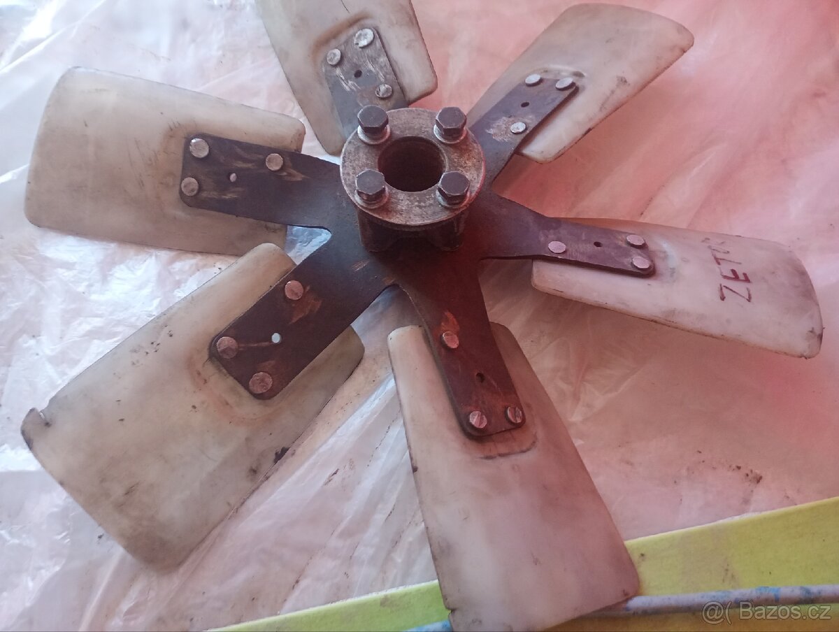 Vrtule chladiče Zetor a příslušenství