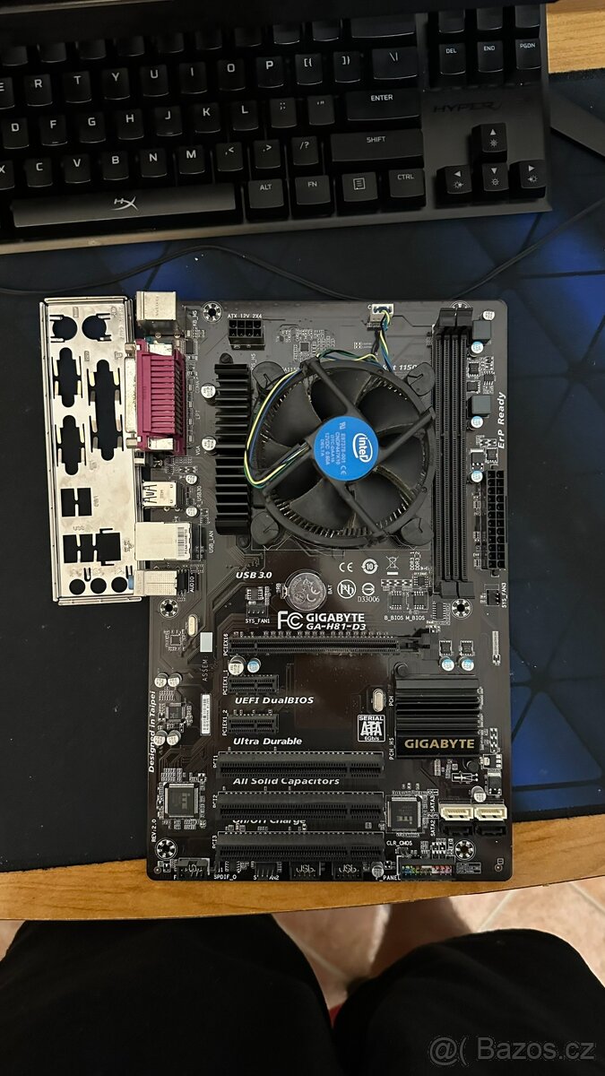 GIGABYTE GA-H81-D3 + i5-4460 (4C/4T)