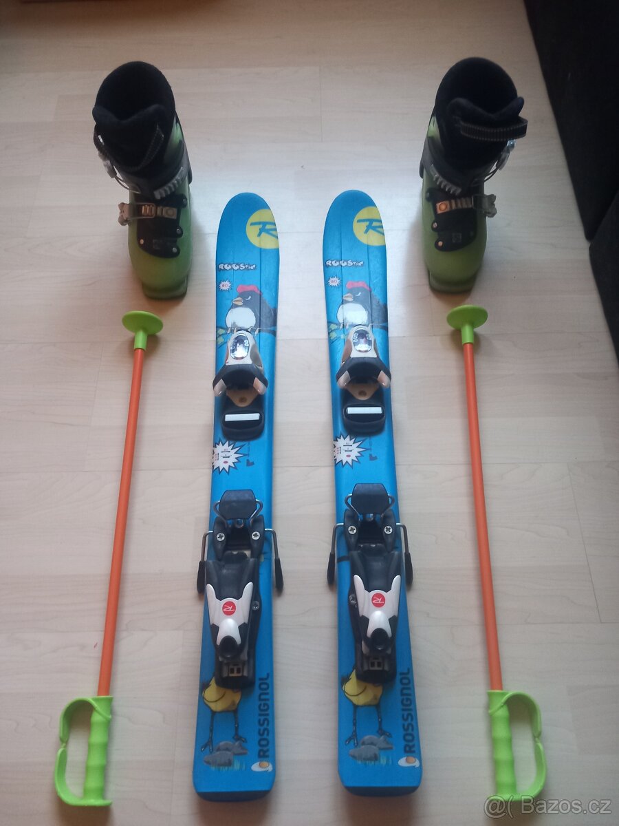 Chlapecké lyže Rossignol Roostie 80 + lyžáky Salomon T2