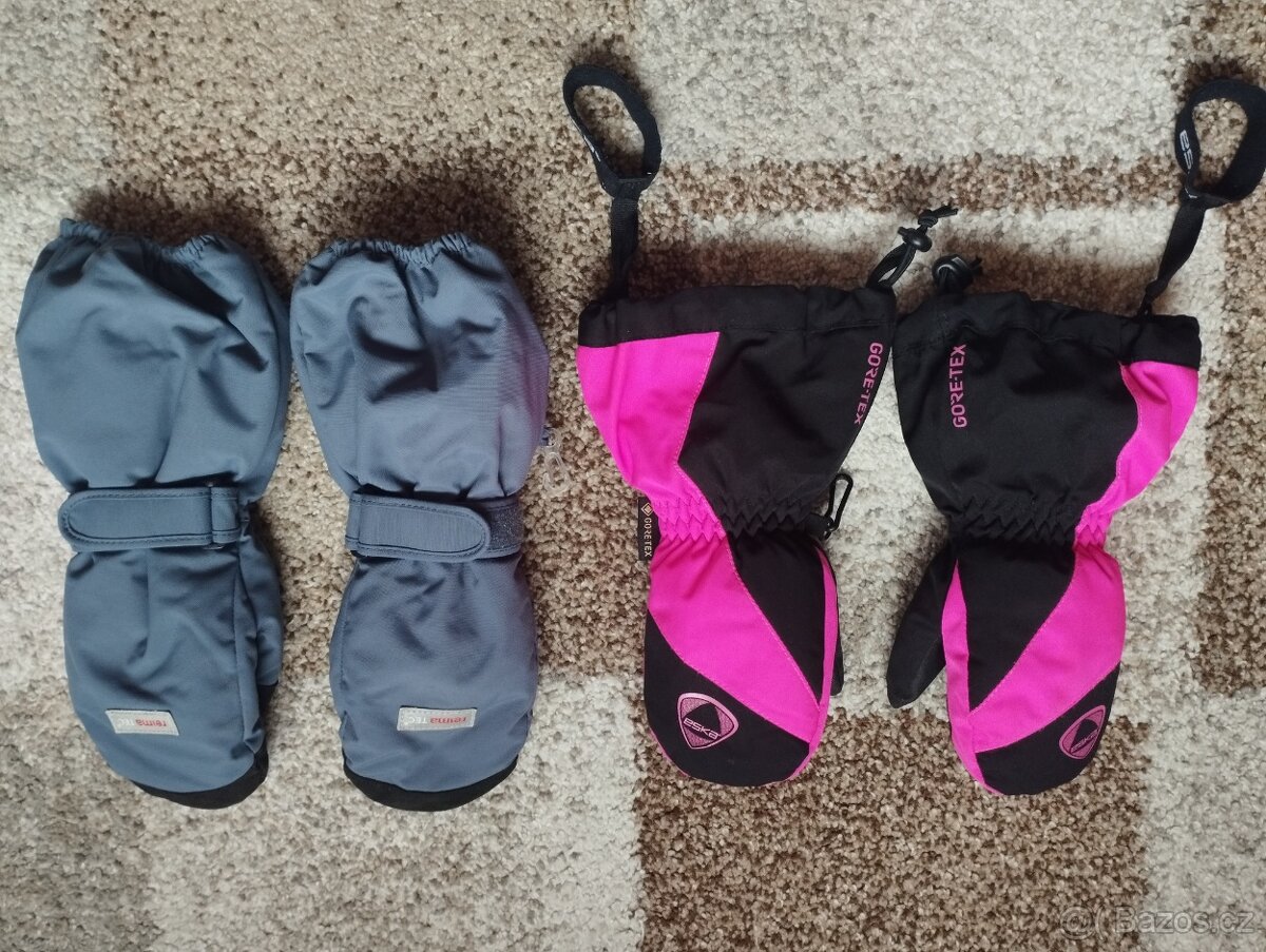 Zimní rukavice Reima vel. 6, ESKA vel.2. (1-2 roky)