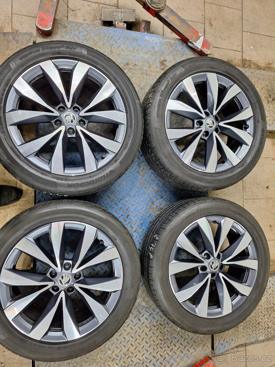 Prodám origo alu kola skoda kodiaq 2 5x112 r19 lefka
