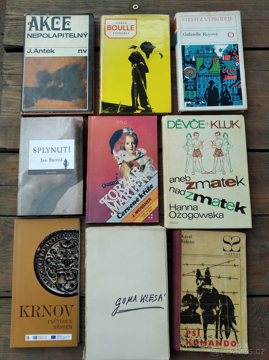 Knihy - ceny 10,- - 25,-/ks - vše 120,-