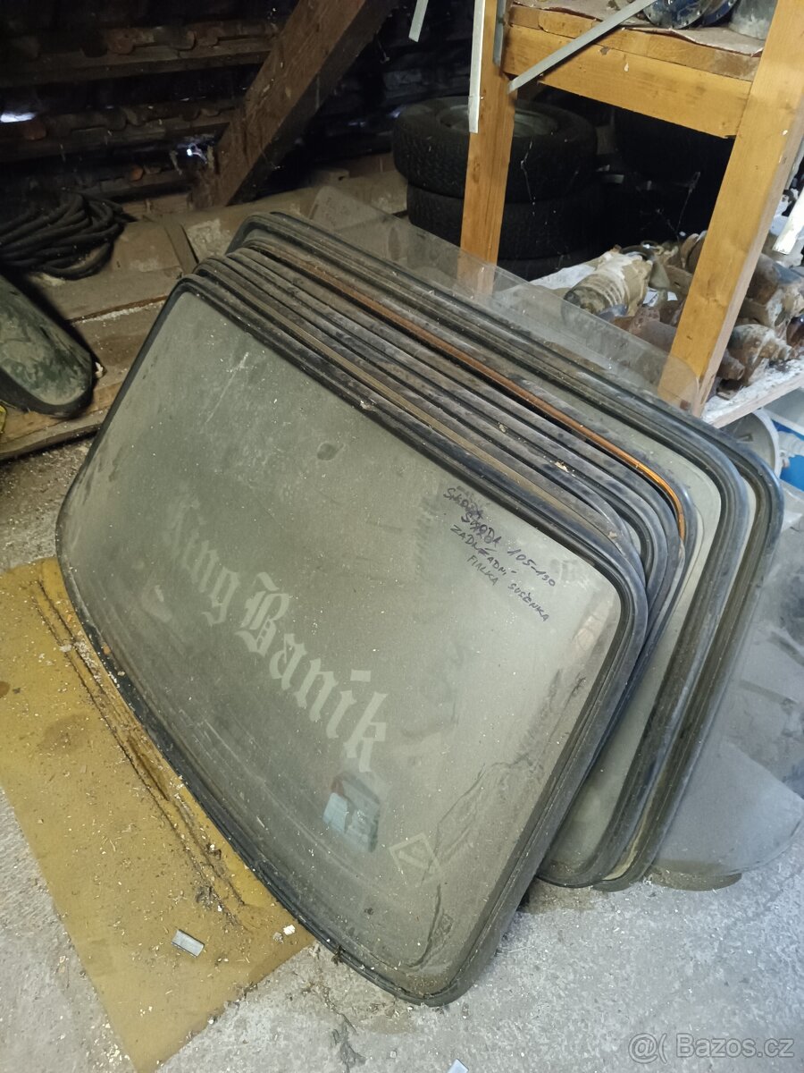 Zadní a čelní sklo škoda 105,120