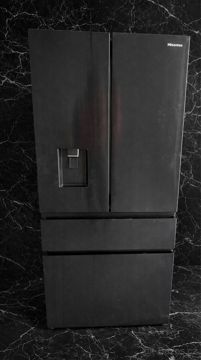 Americká lednice černá no frost a+++