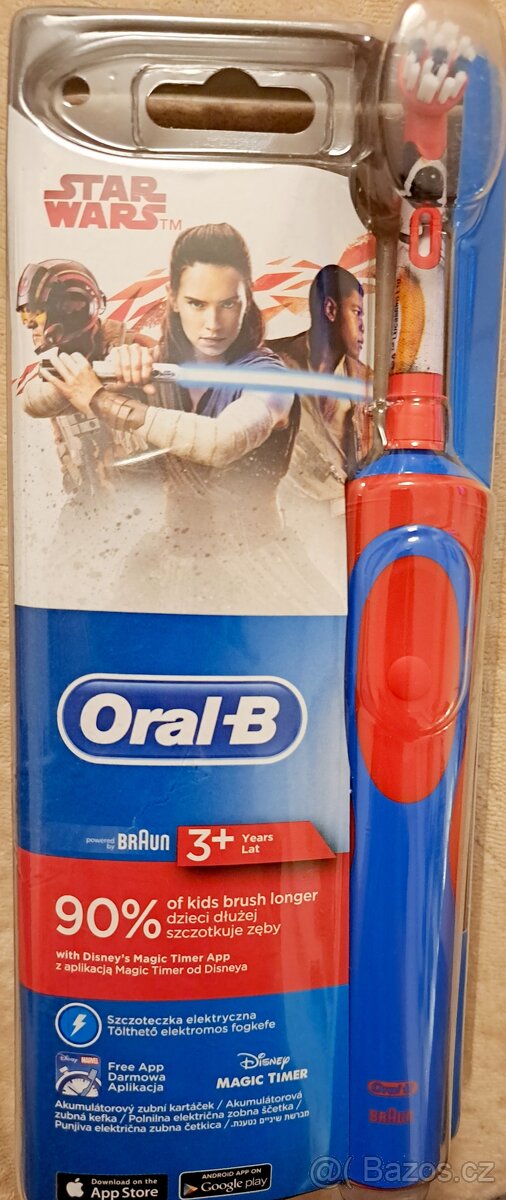 Elektrický dětský zubní kartáček Oral B