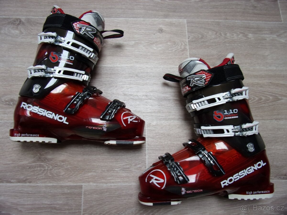 lyžáky 44, lyžařské boty 44, 28,5 cm, Rossignol 110