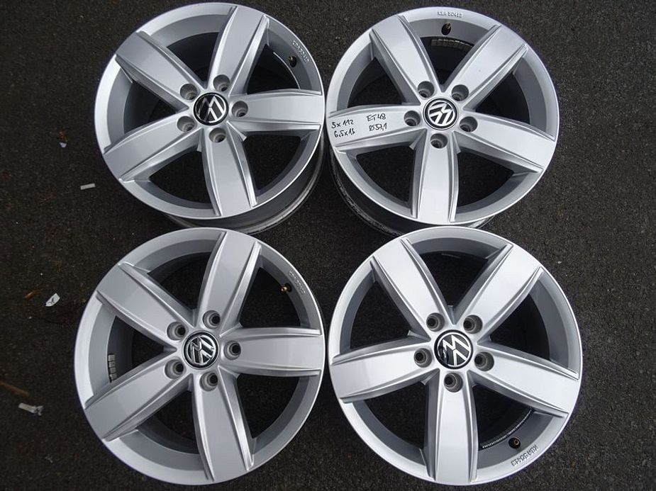 Alu disky originál Volkswagen 16", 5x112, ET 48, šíře 6,5J