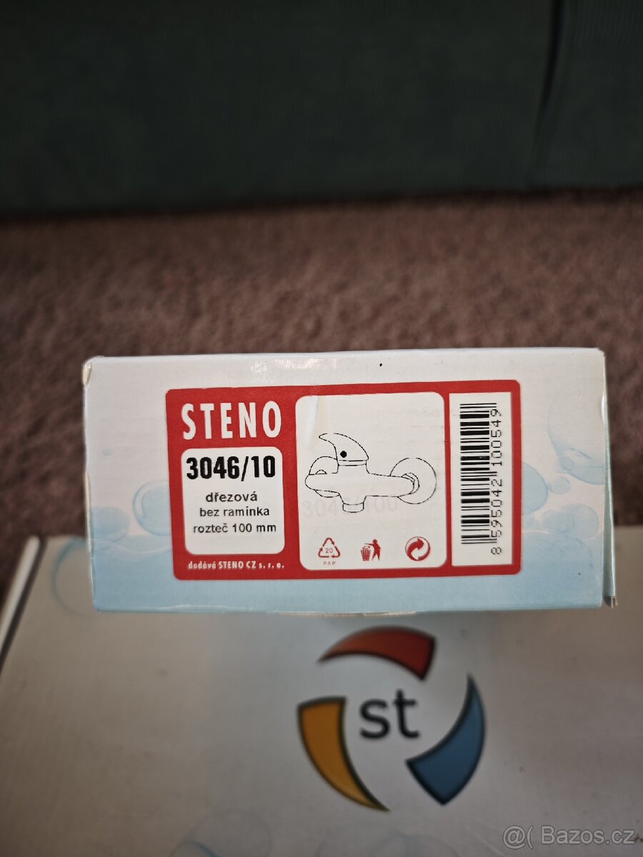 Dřezová baterie bez ramínka Steno 3046/10