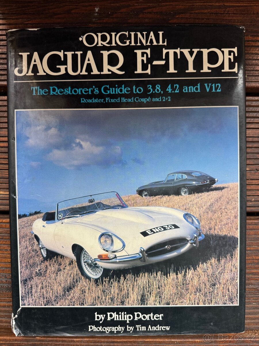 JAGUAR E-TYPE ETYPE originální manuál renovátora / sběratele