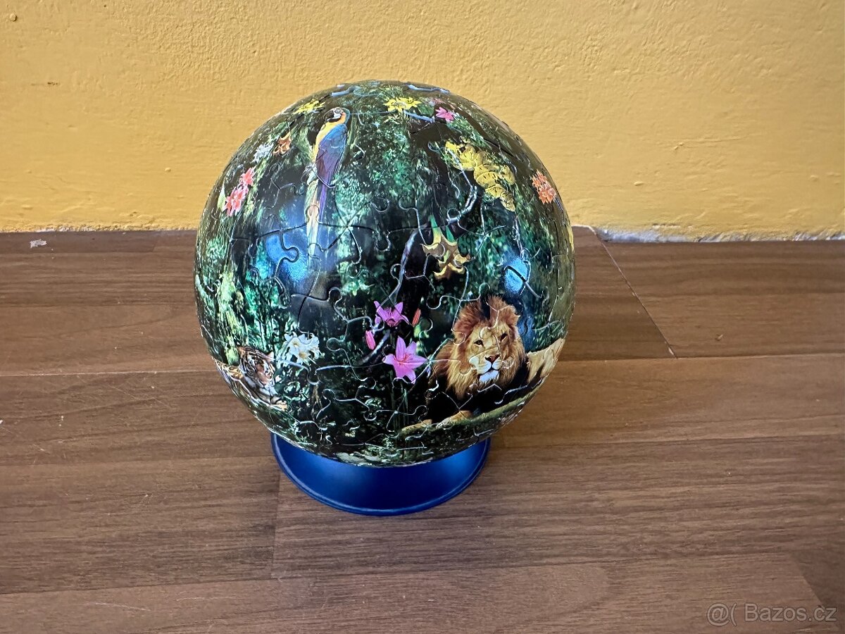 3d puzzle - koule s motivem přírody