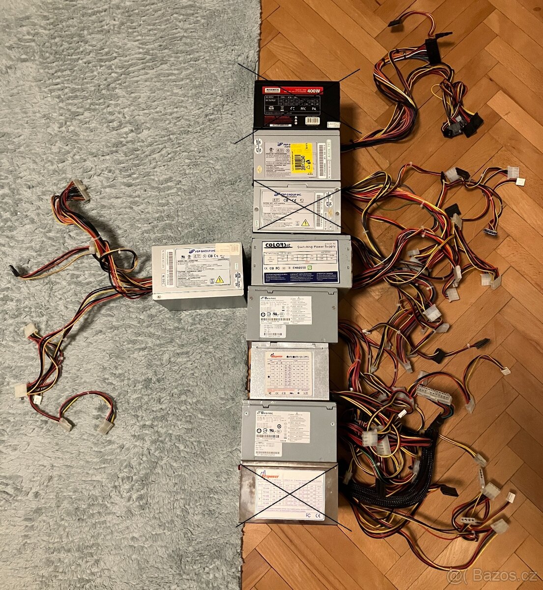 Zdroje do PC s výkonem 250-400 wattů, cena od 89,- za kus